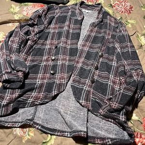 Maurices size large military style cardigan jacket.